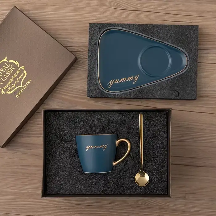 Café lait thé tasse bureau hôtel loisirs thé boîte-cadeau
