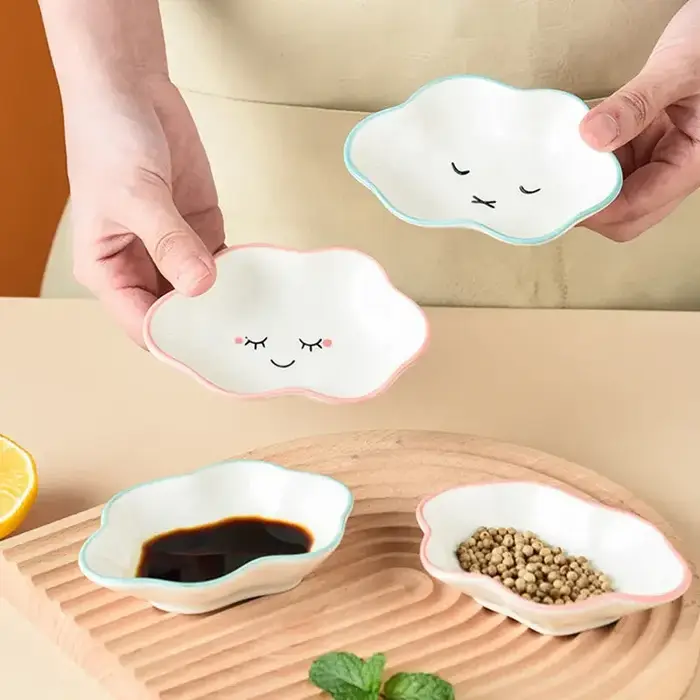 Plat à Sauce à tremper en céramique