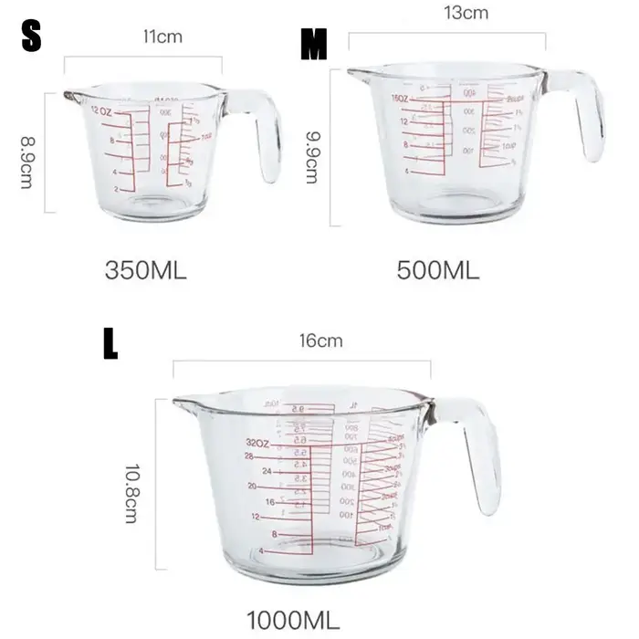 Gobelet à lait en verre transparent de grande capacité