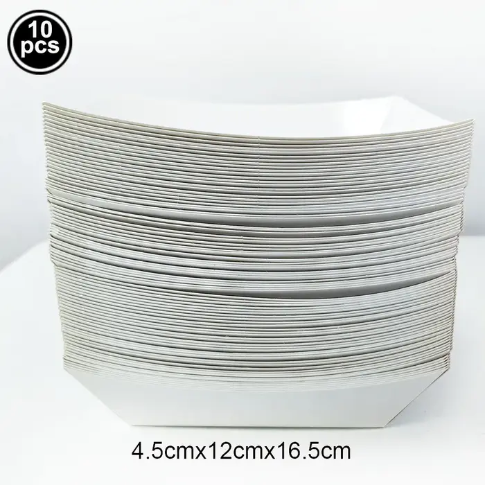 Vaisselle jetable blanc solide