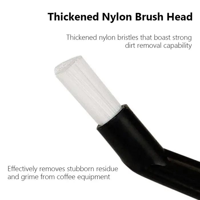 Brosse de nettoyage pour machine à café, brosse en nylon pour machine à expresso, outil de nettoyage
