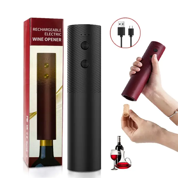 Ouvre-bouteille de vin électrique tire-bouchon automatique ouvre-bouteille de vin Rechargeable bouto