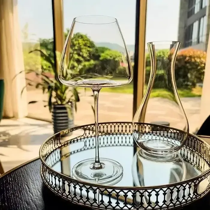 Ensemble de verres à vin en cristal de Bourgogne de 720 ml
