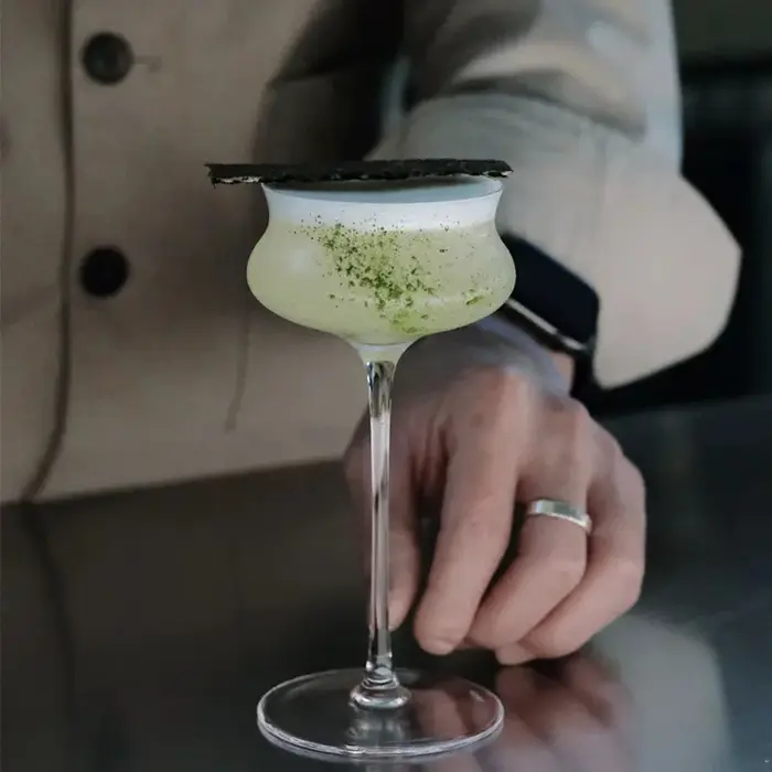 Grand Verre à Cocktail Spécial en Clip, Article Créatif pour la Maison, pour Martini, Bar, Vin