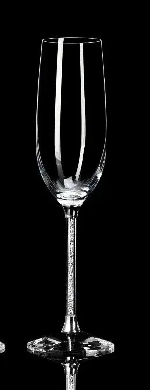 Ensemble de tasses à Champagne en cristal de diamant européen