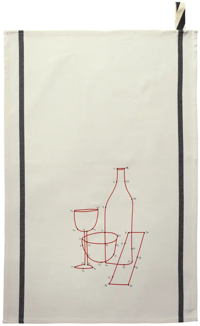 Torchon Phil Drink Ecru 70 x 50