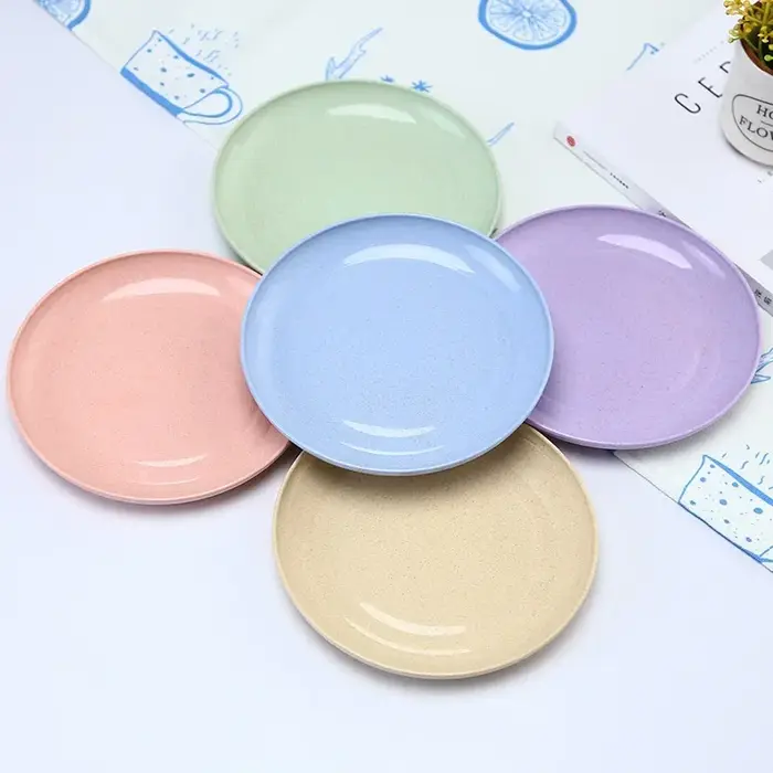 Assiette nordique en paille de blé