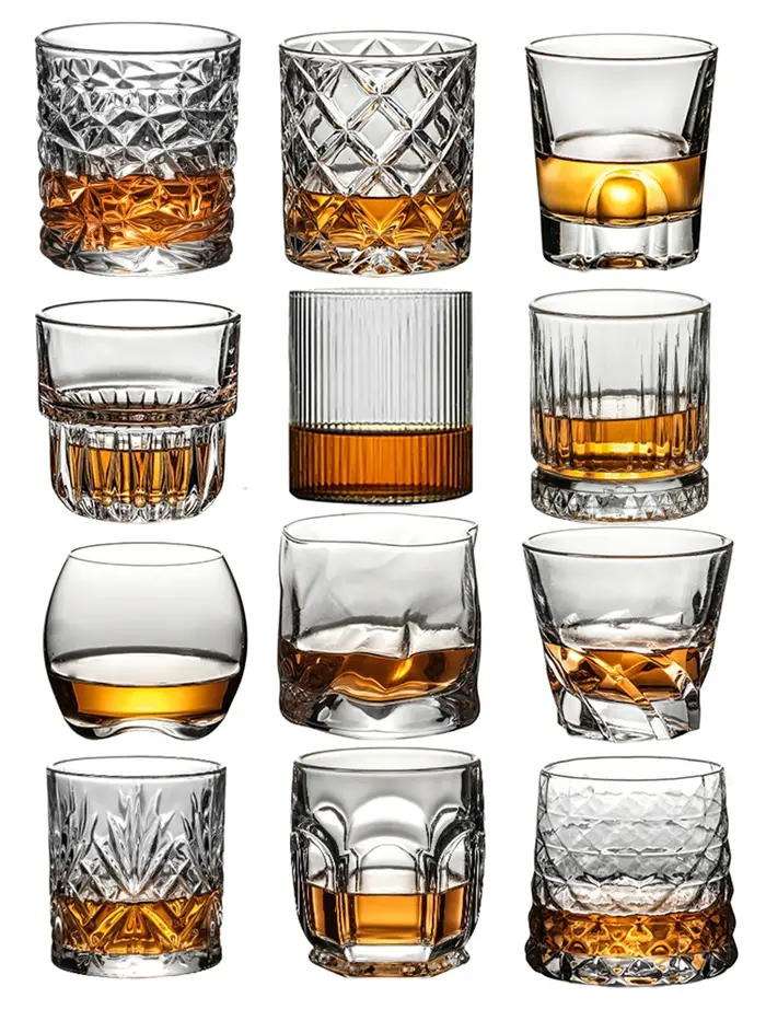 Verres à whisky à l'ancienne pour les amateurs de scotch