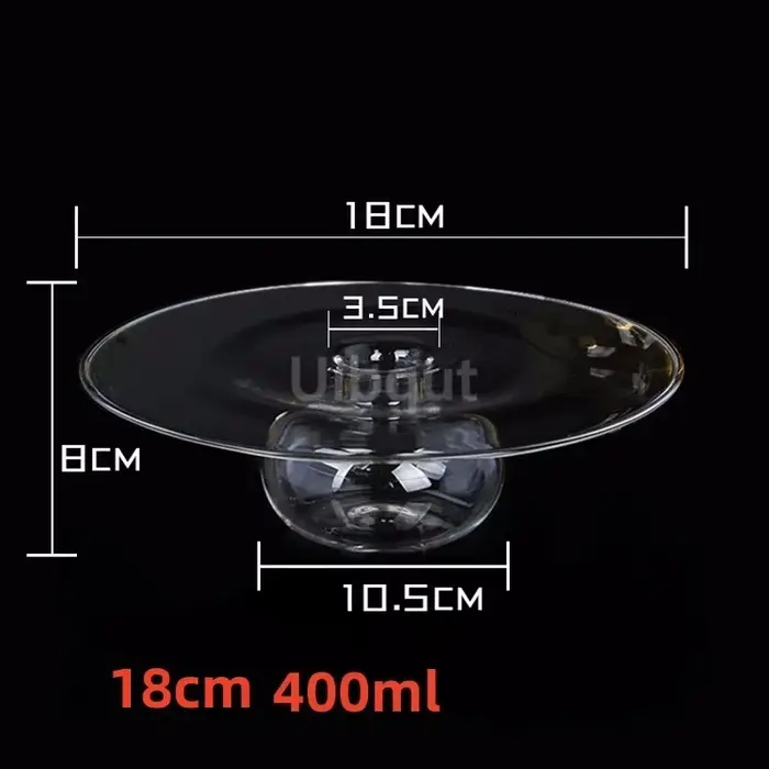 Filles en verre transparent avec ouverture latérale