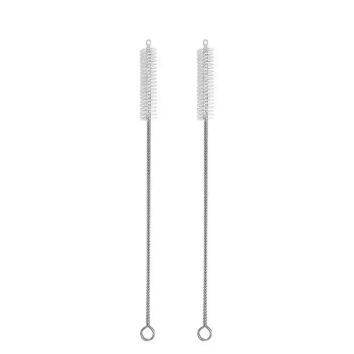 Kit de brosses de nettoyage pour paille à boire, brosse à tube en Nylon et acier inoxydable, brosses