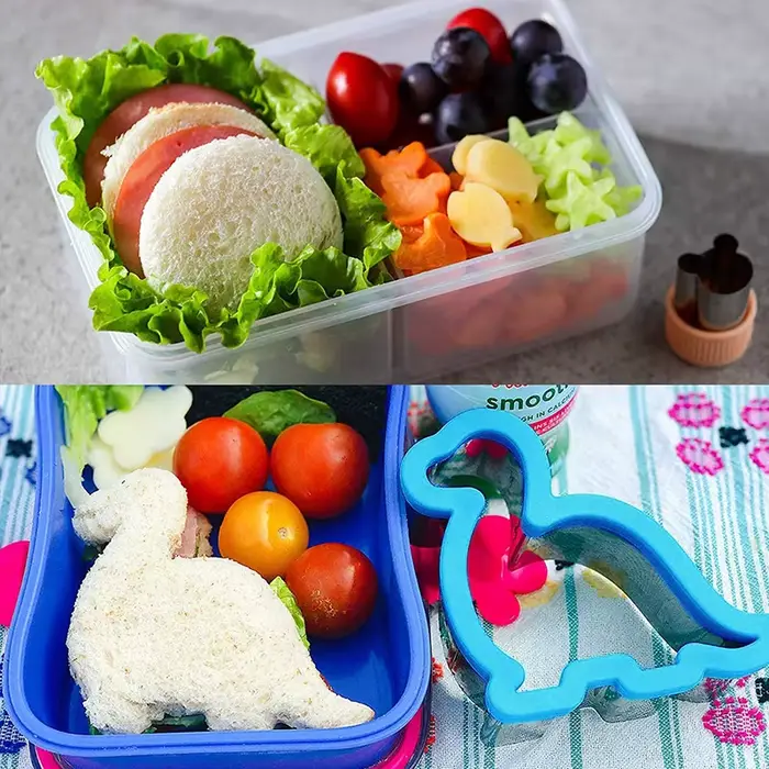 Coupe-sandwich pour enfants, cœur, étoile, turejxToast, boîte à bento, strass alimentaires, moules à