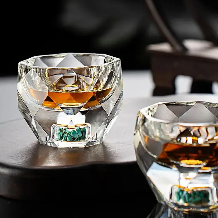 Verres à Shot en diamant à facettes de 50ML
