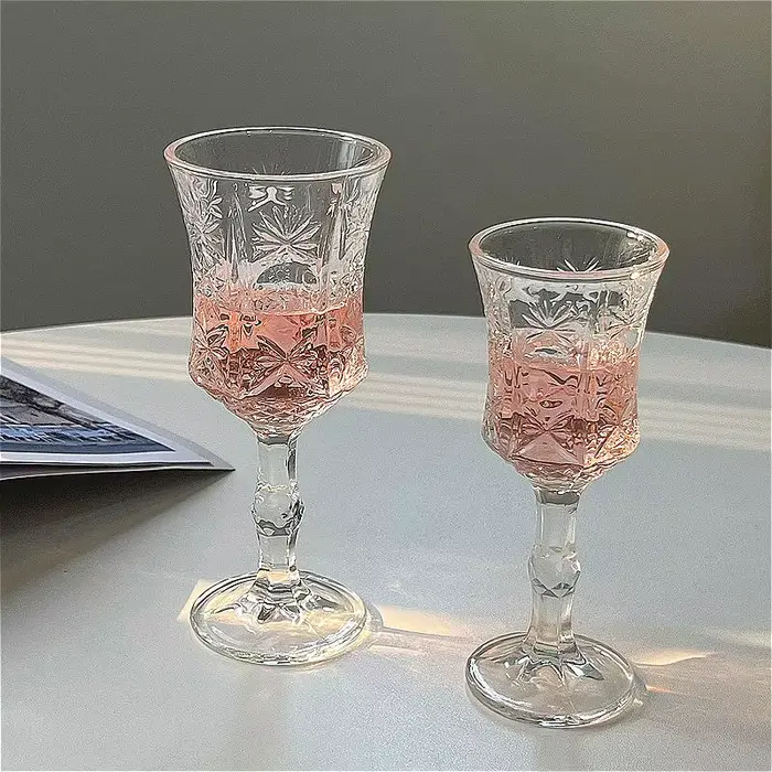 Verre à Champagne sculpté exquis 50ml/100ml
