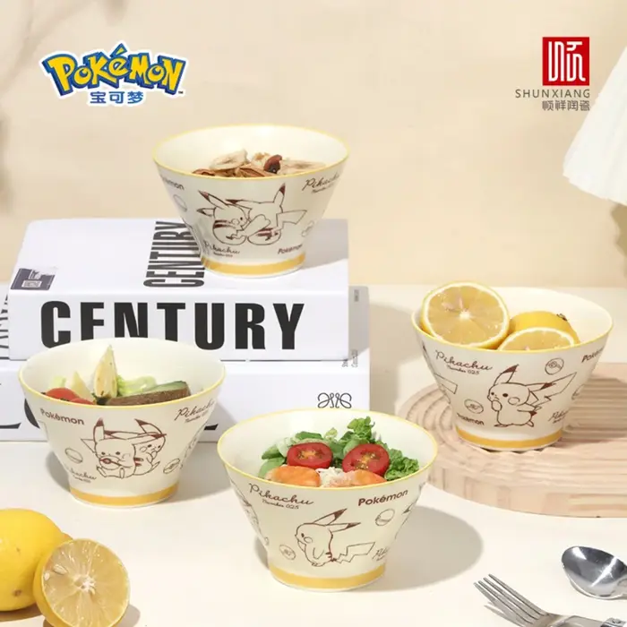 SHUNXIANG – ensemble de bols à riz en céramique de 5 pouces