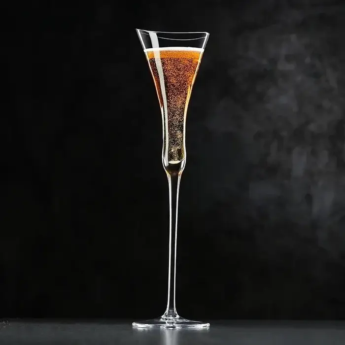 1/2 verres à champagne en cristal