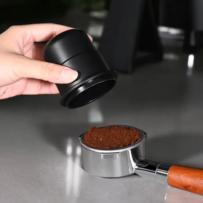 Tasse de dosage de café transparente givrée