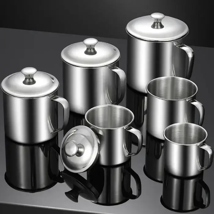 Tasse en acier inoxydable