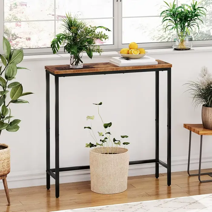 Table console - Table d'entrée moderne industrielle