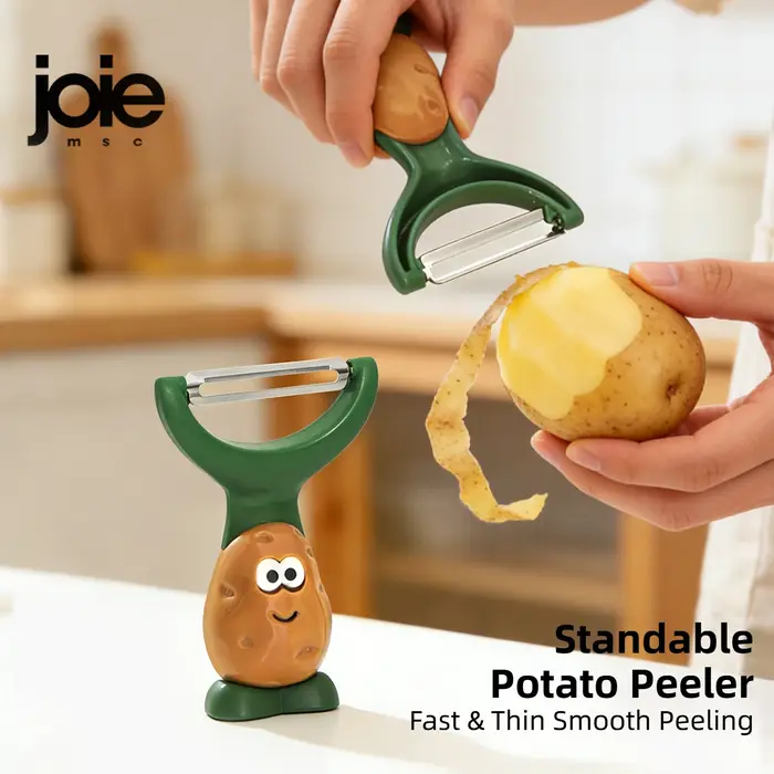 Joie éplucheur de pommes de terre en acier inoxydable