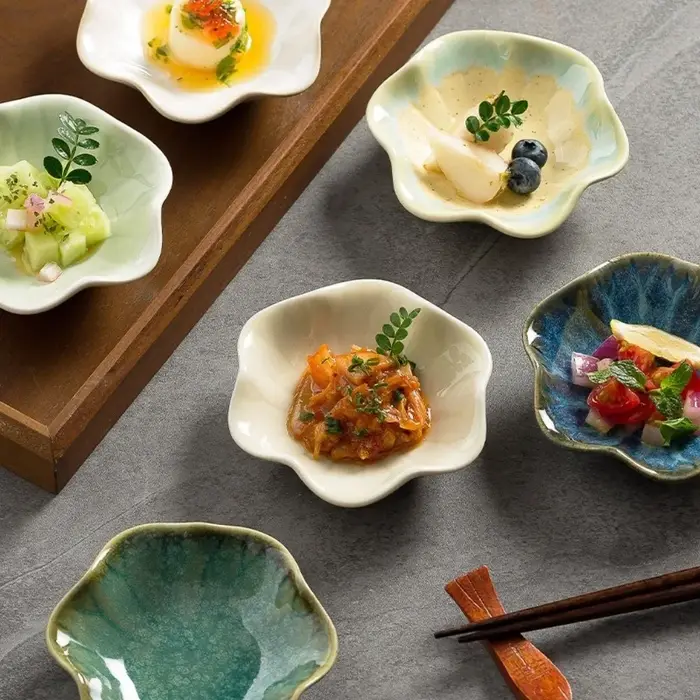 Plat à tremper décoratif en céramique de Style japonais