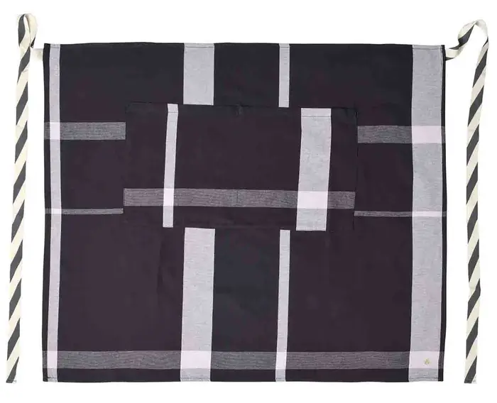Tablier bistrot La nonna Caviar 70 x 85