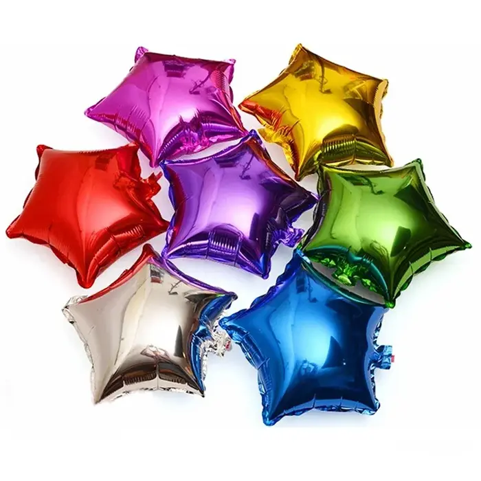 10 pièces 10 pouces or rose argent feuille étoile ballon anniversaire mariage fête de noël décor bébé douche fournitures