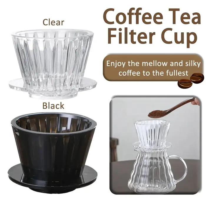 Goutteur de café oeil en cristal verser sur filtre
