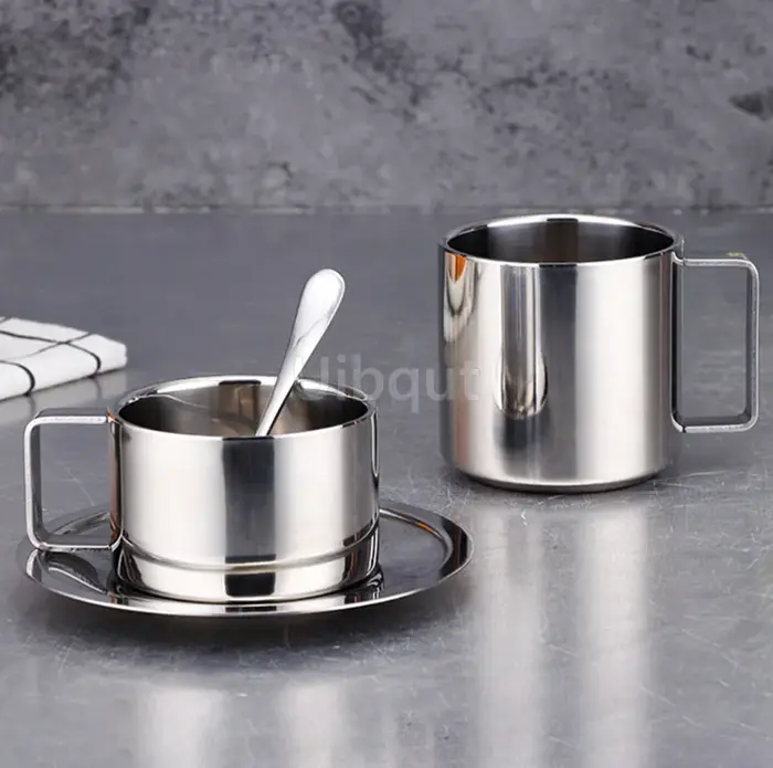 Petite tasse en acier inoxydable de 180ml/200ml