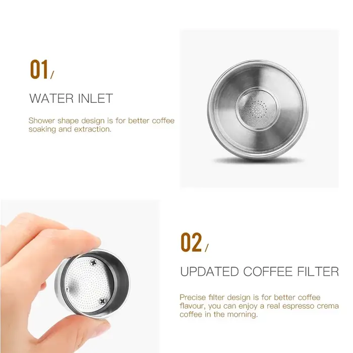Dosette de café réutilisable pour illy X7.1 illy Y5 Mahine