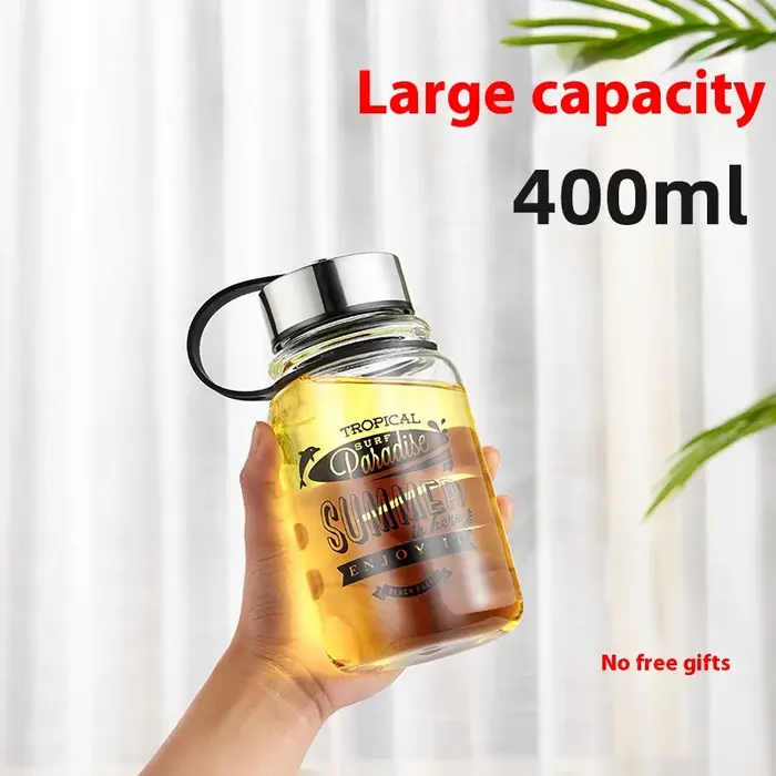 GIANXI 400/2000ML tasse en verre Transparent avec filtrage tasses à café de grande capacité avec cou