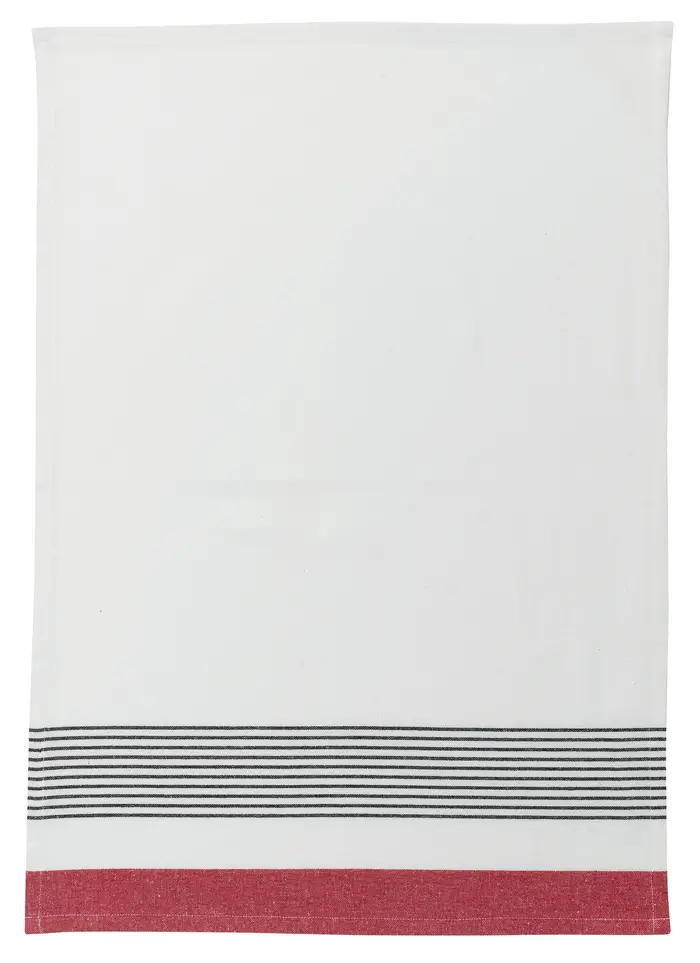 Torchon recycl Mattia Rouge 50 x 70