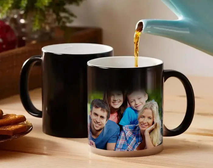 Tasse Photo personnalisée 11oz, images personnalisées, tasse en céramique à couleur changée, cadeau 