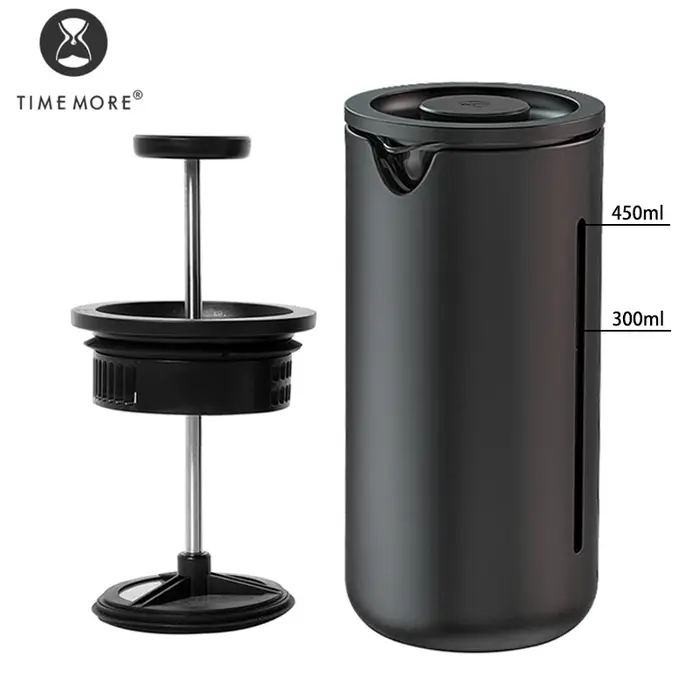 TIMEMORE U presse française 450ml verre de Borosilicate tasse de voyage cafetière café service à thé