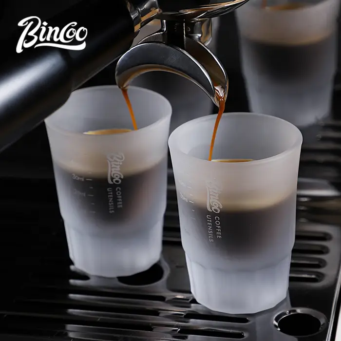 BINCOO 50ml verre à expresso tasse à mesurer verres à Shot clair tasses à café ensemble