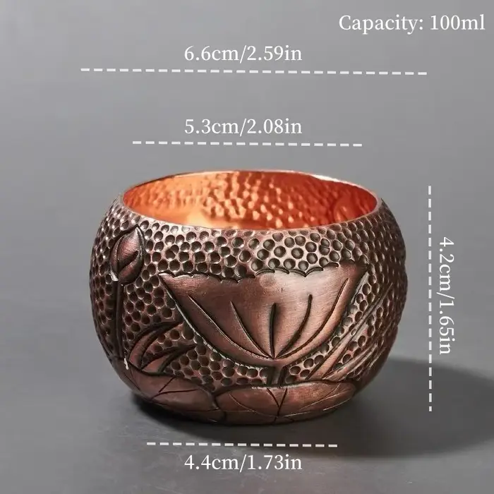 Tasse à café en cuivre pur