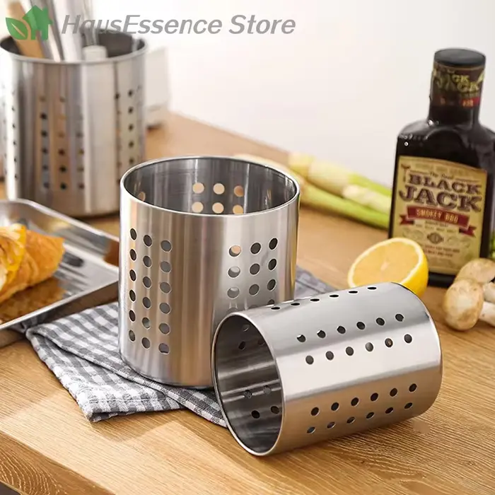 Porte-couverts en acier inoxydable