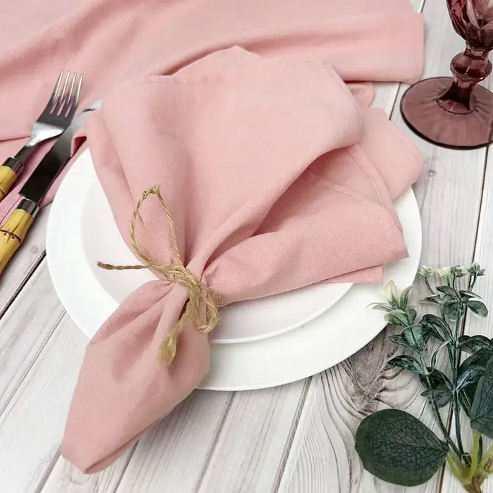 Serviettes de Table 100% coton 40x40cm