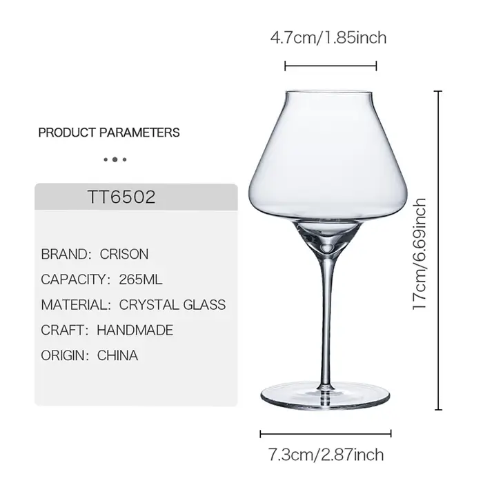 CRISON verre de cristal sans plomb verre de dégustation verre à whisky