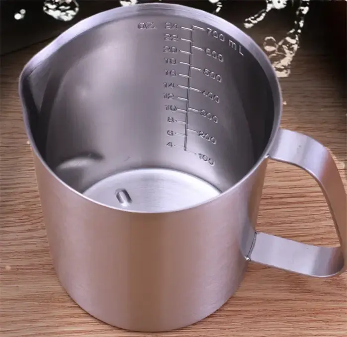 Tasse à mesurer en acier inoxydable 304