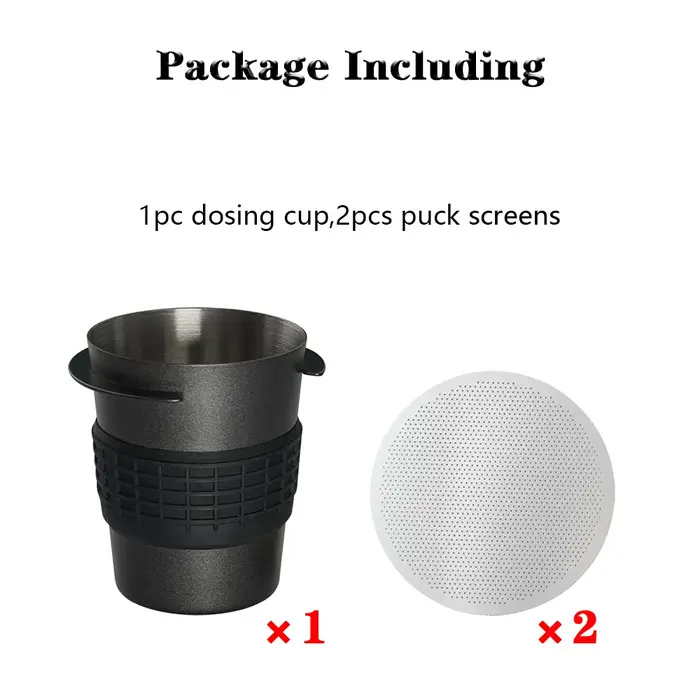 Kit d'écrans de rondelle de tasse de dosage de porte-filtre à café