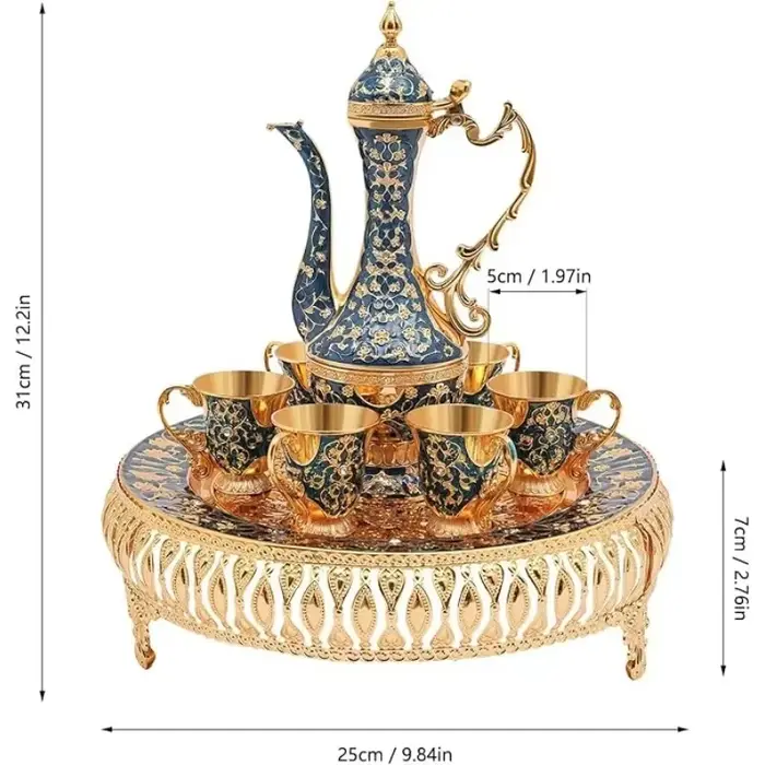 Ensemble de tasses à café turques Vintage