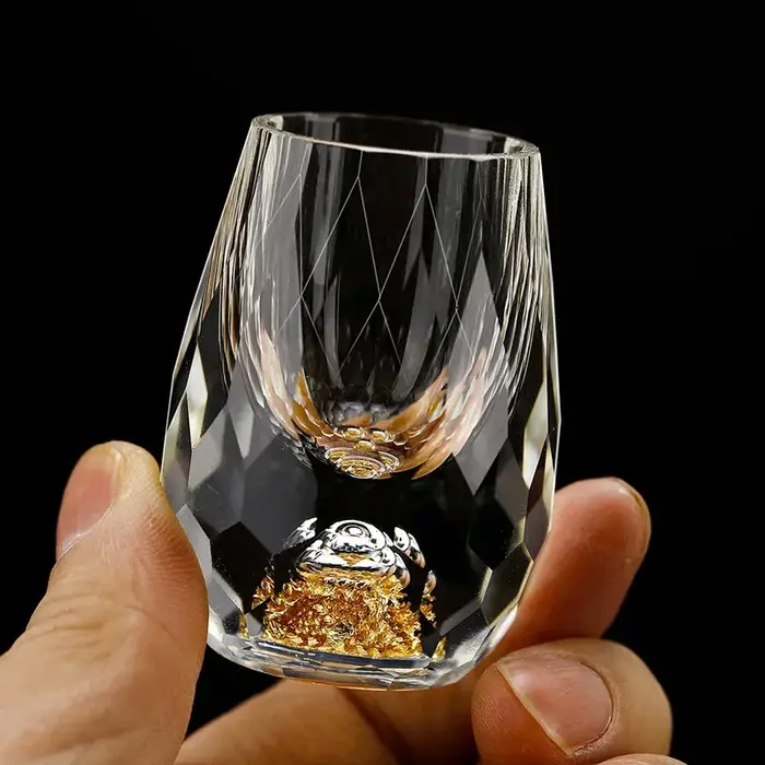 Verre de cristal de luxe Vodka saké Shochu barre