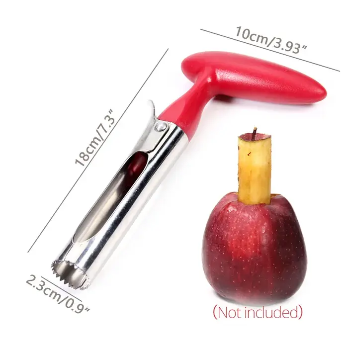 Coupe-pomme grande à 12 lames, Version améliorée, coupe-pomme Ultra tranchante en acier inoxydable p