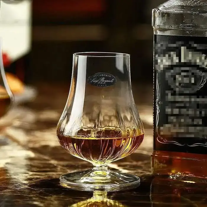 Italie marque Bormioli cristal whisky Copita nez verre flamme motif Cognac Brandy renifleur malt