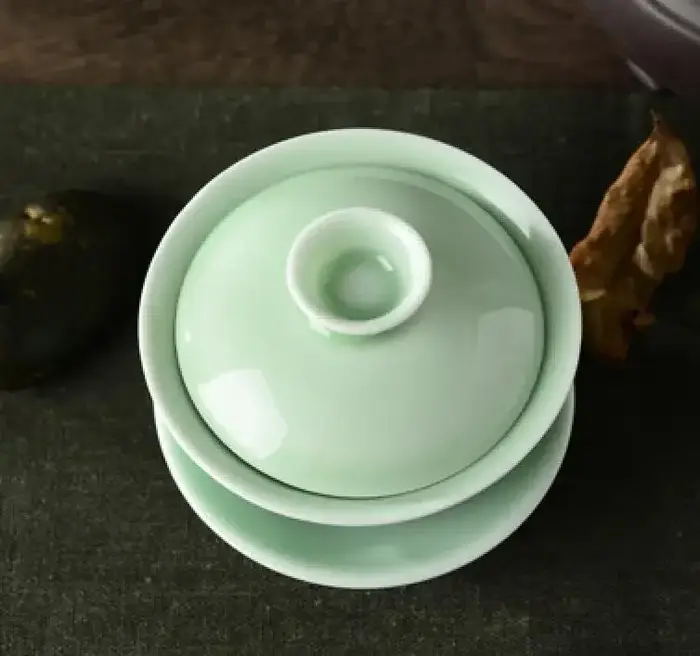 Service à thé chinois Celadon Gai Wan