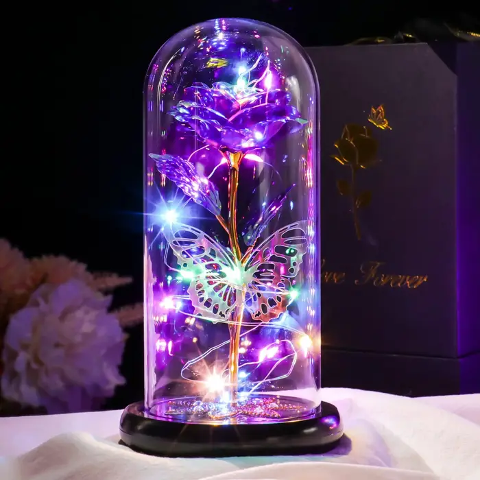 Galactic Glass roses, cristal éternel
