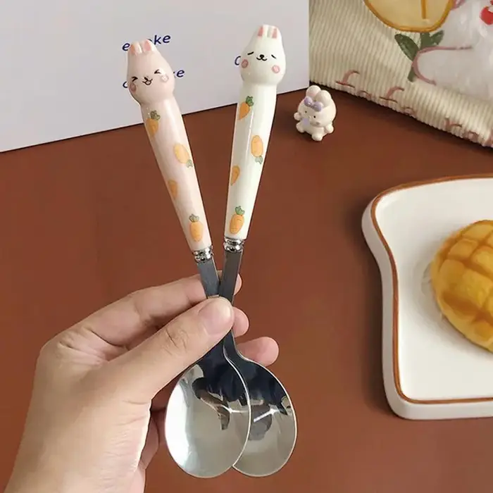 Ensemble de Couverts Mignons en Acier Inoxydable