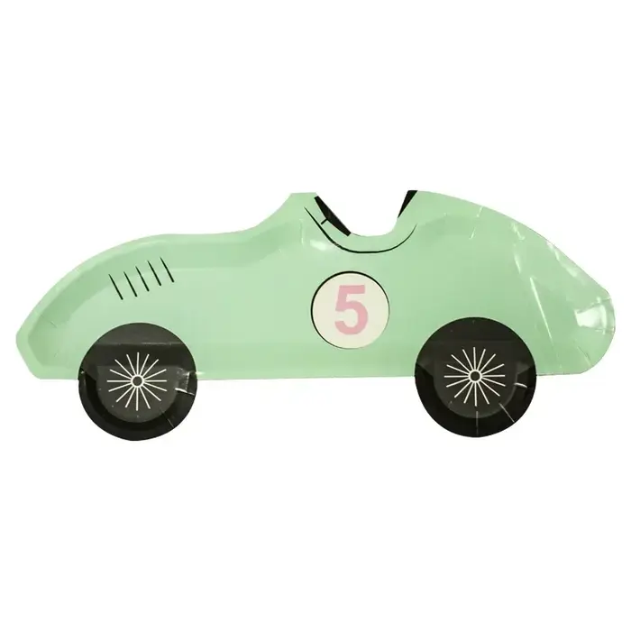 Assiettes en papier jetables en forme de voiture