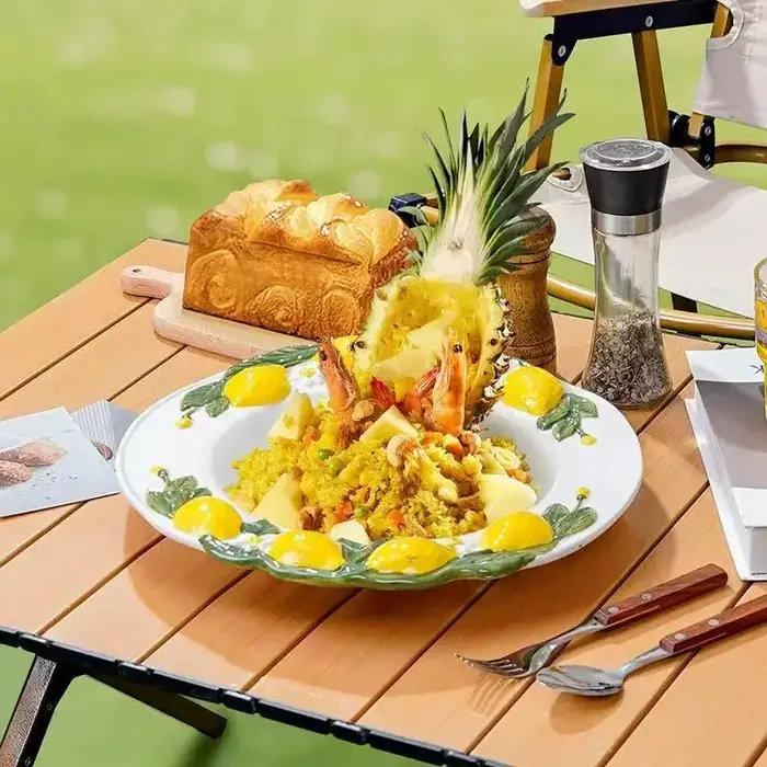 Assiette en céramique personnalisée de Style européen