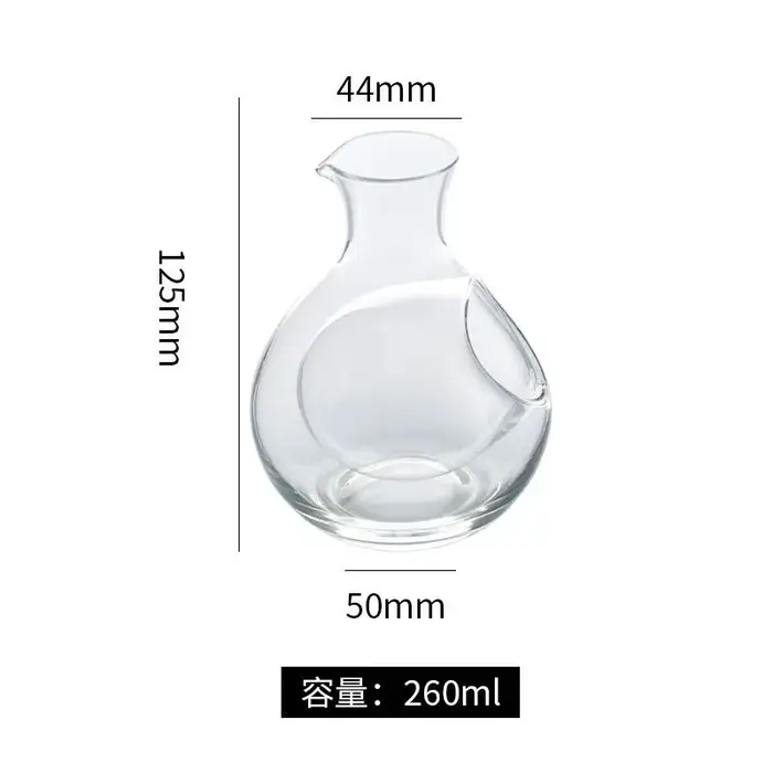 Pichet à glace en cristal clair japonais, verre sans plomb, bouteille de vin, Bar, flacon de whisky,